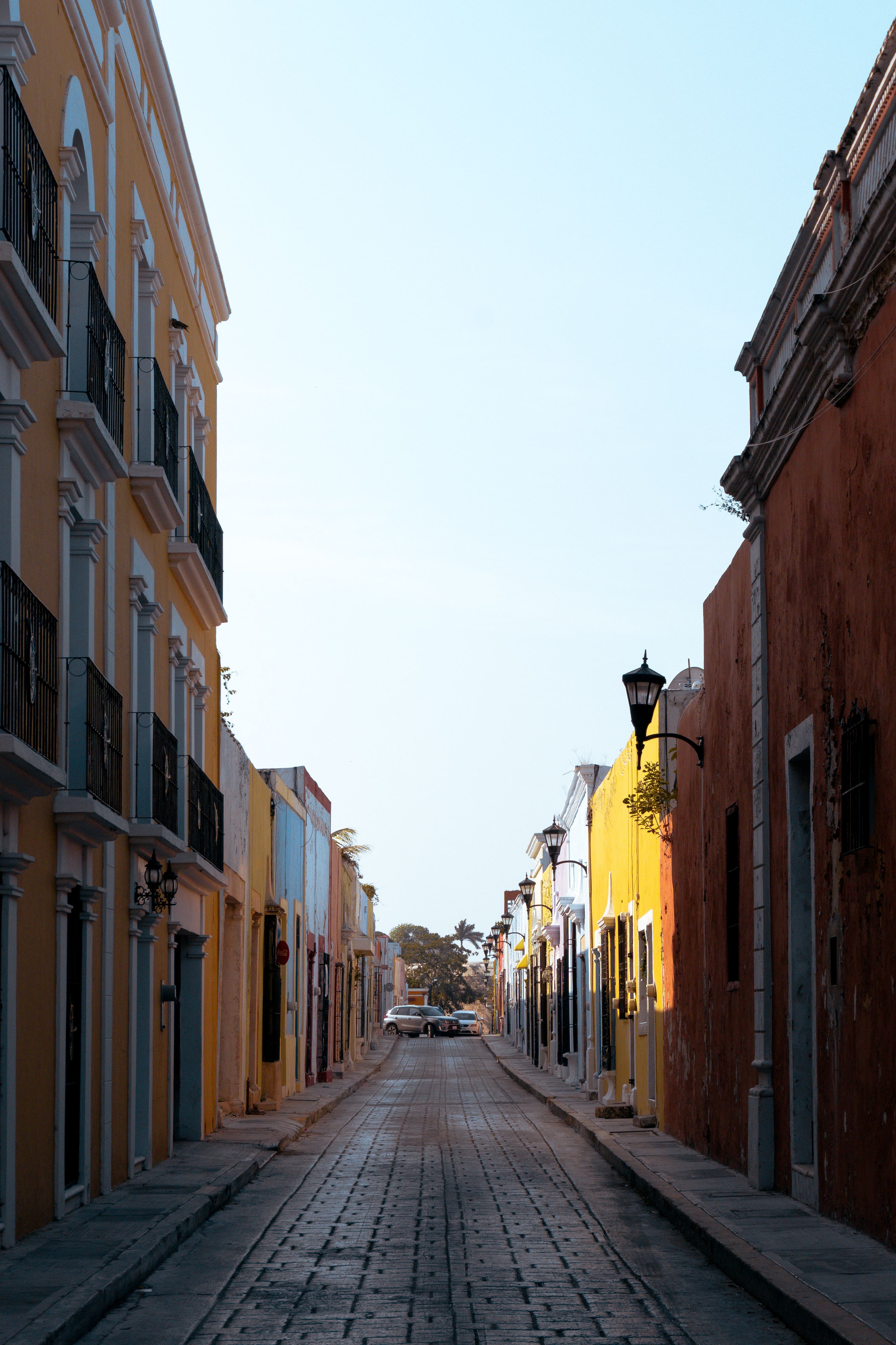 Ciudad amurallada de Campeche al atardecer